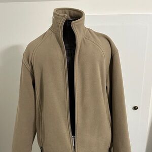 Ashford Sports Men's Tan Fleece Jacket size M
